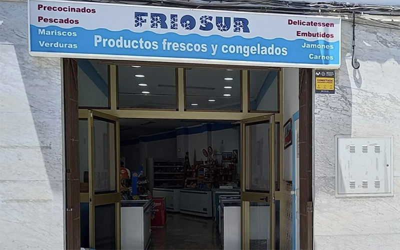 Tienda de congelados en Yunquera