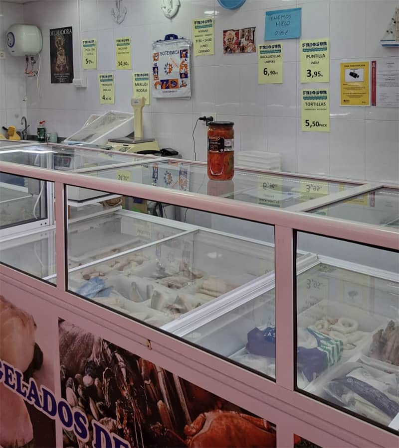 Congelados mercado huelin Málaga